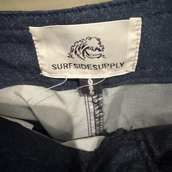 Surfside Supply Navy Boardshort w Track Stripe - Men's S - Picture 4 of 4